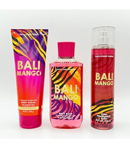 BALI MANGO ボディクリーム バスアンドボディワークス 8oz 4本 Amazon.com : Bath and Body Bali Mango Body Cream Ultimate